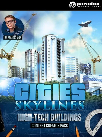 Cities: Skylines - Content Creator Pack: High-Tech Buildings DLC RU VPN Activated Steam CD Key