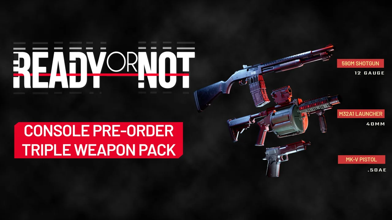 Ready or Not - TRIPLE WEAPON PACK DLC EU PS5 CD Key