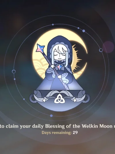 Genshin Impact Blessing of the Welkin Moon 30-Days Subscription redeemcodeonline.com Voucher