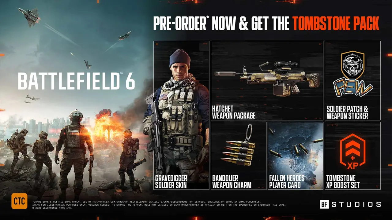 Battlefield 6 - Pre-Order Bonus DLC EU Xbox Series X|S CD Key